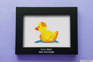 Rubber Ducky Cross Stitch PDF