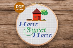 Home Sweet Home Cross Stitch Design