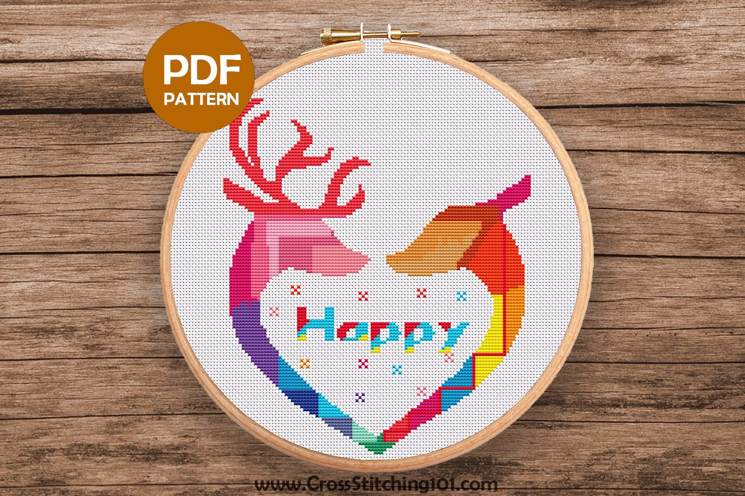 Happy Cross Stitch PDF