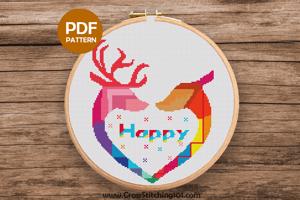 Happy Cross Stitch PDF