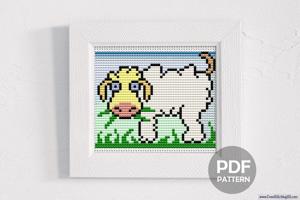 Sheep Cross Stitch Design