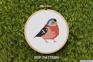 Sparrow Bird Cross Stitch PDF