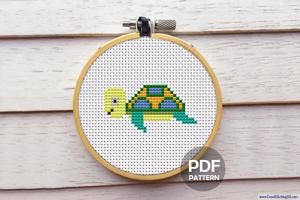 Baby Turtle Cross Stitch PDF