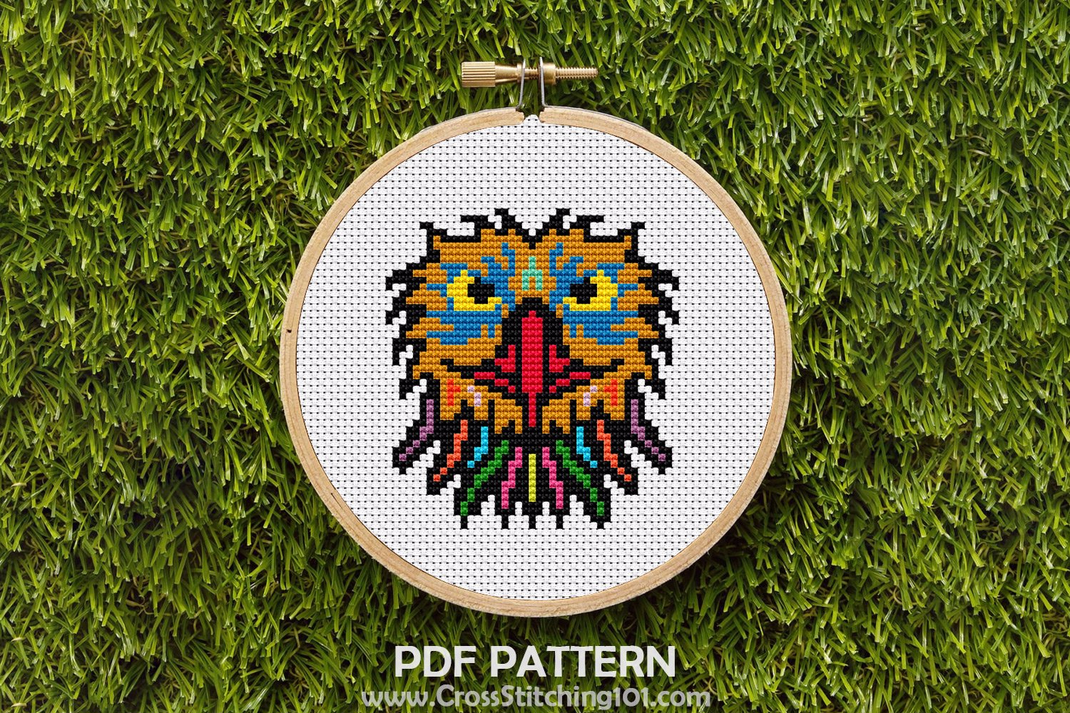 Royal Eagle Cross Stitch Pattern