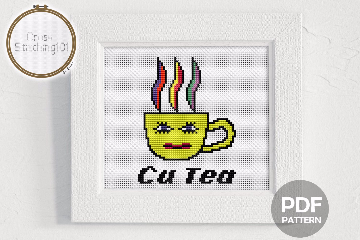 CU Tea Cross Stitch Pattern