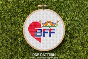 Bff Cross Stitch Pattern