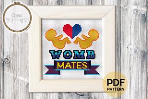 WOMB Mates Cross Stitch PDF