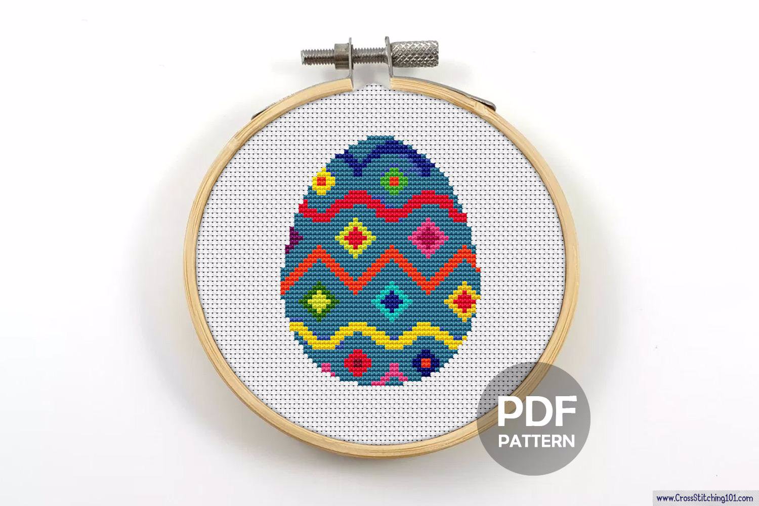 Easter Egg Cross Stitch Chart