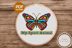 My Spirit Animal Cross Stitch PDF