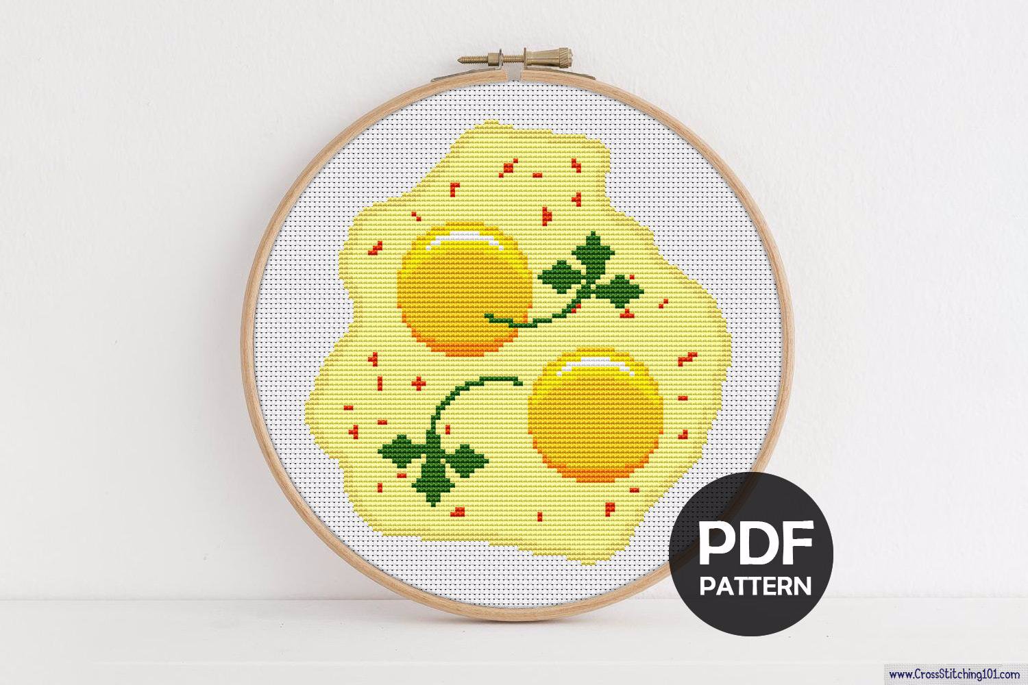 Omelette Cross Stitch Chart