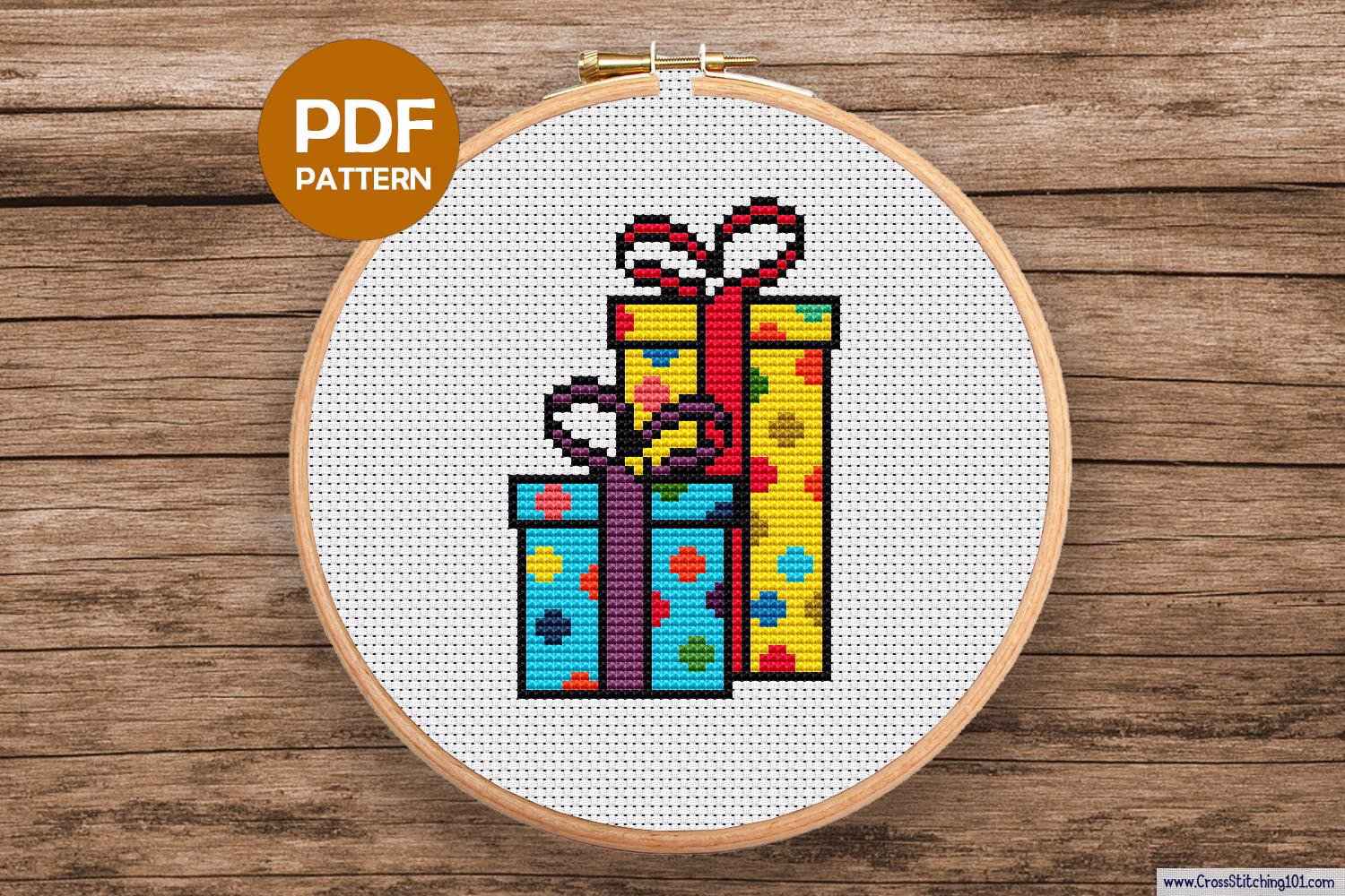 Two gifts Cross Stitch Chart