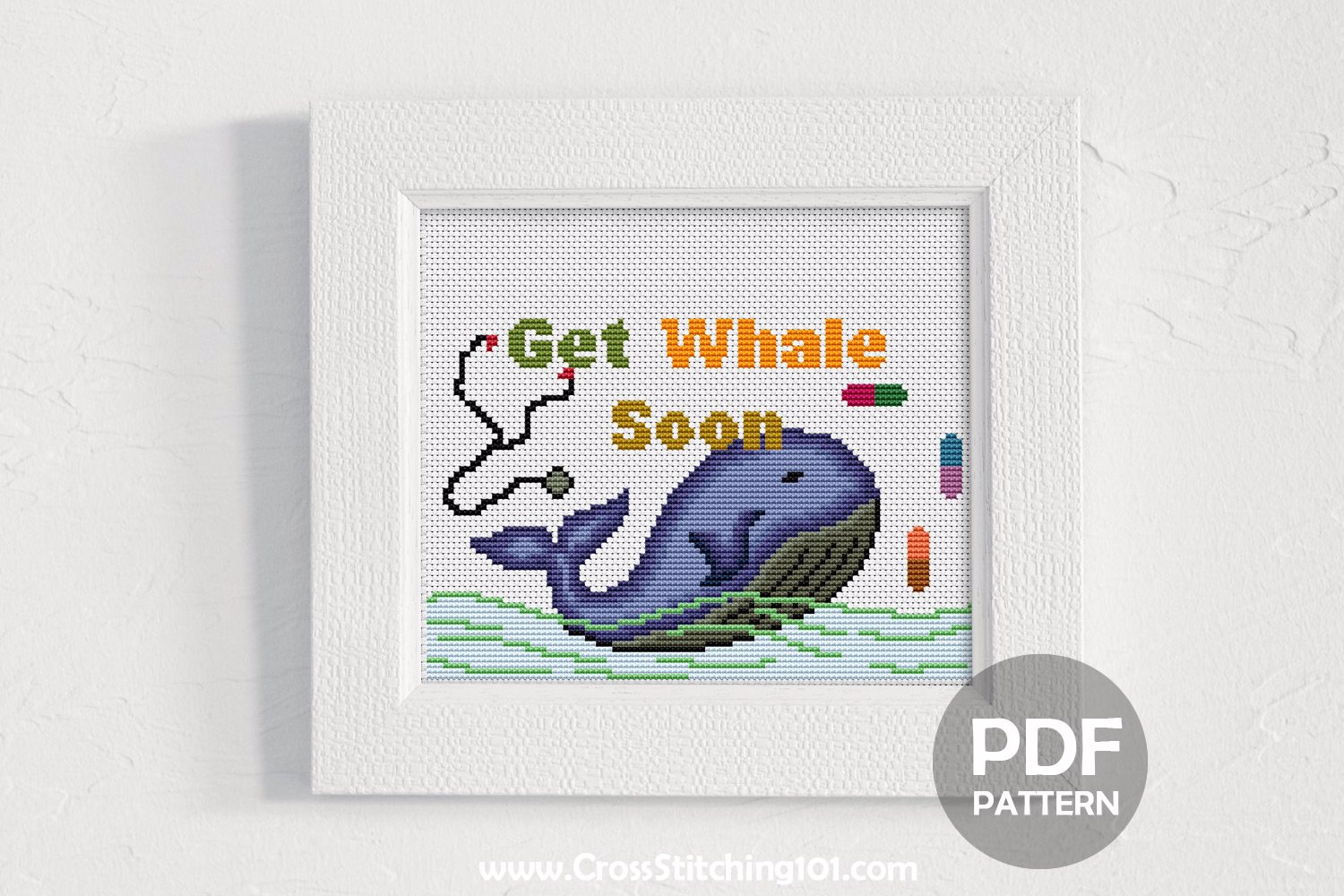 Get Whale Soon Cross Stitch Chart
