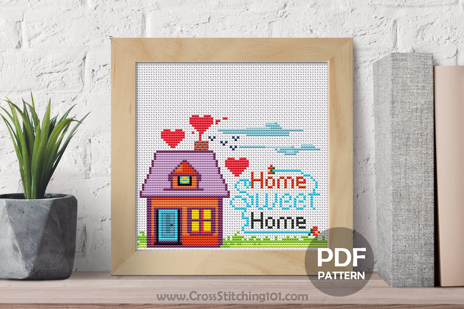 Home Sweet Home 6 Cross Stitch Chart