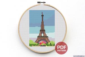 The Eiffel Tower CrossStitch Design
