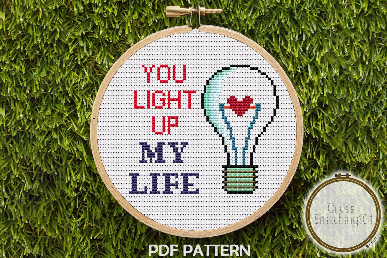 You Light Up My Life Cross Stitch Chart