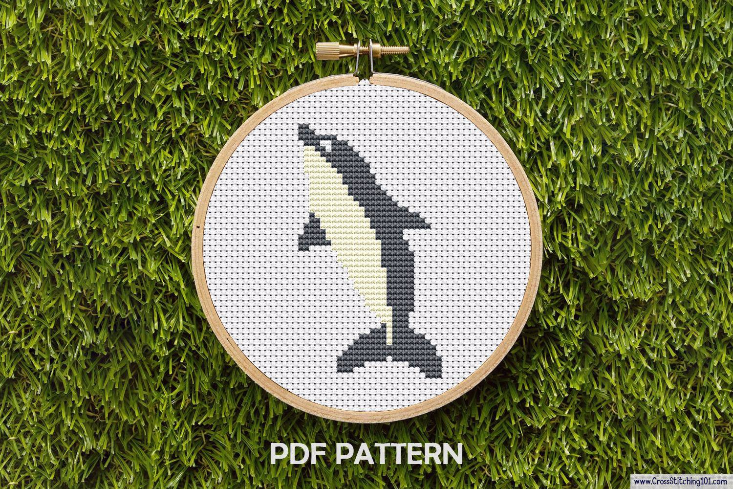 Dolphin Cross Stitch Design