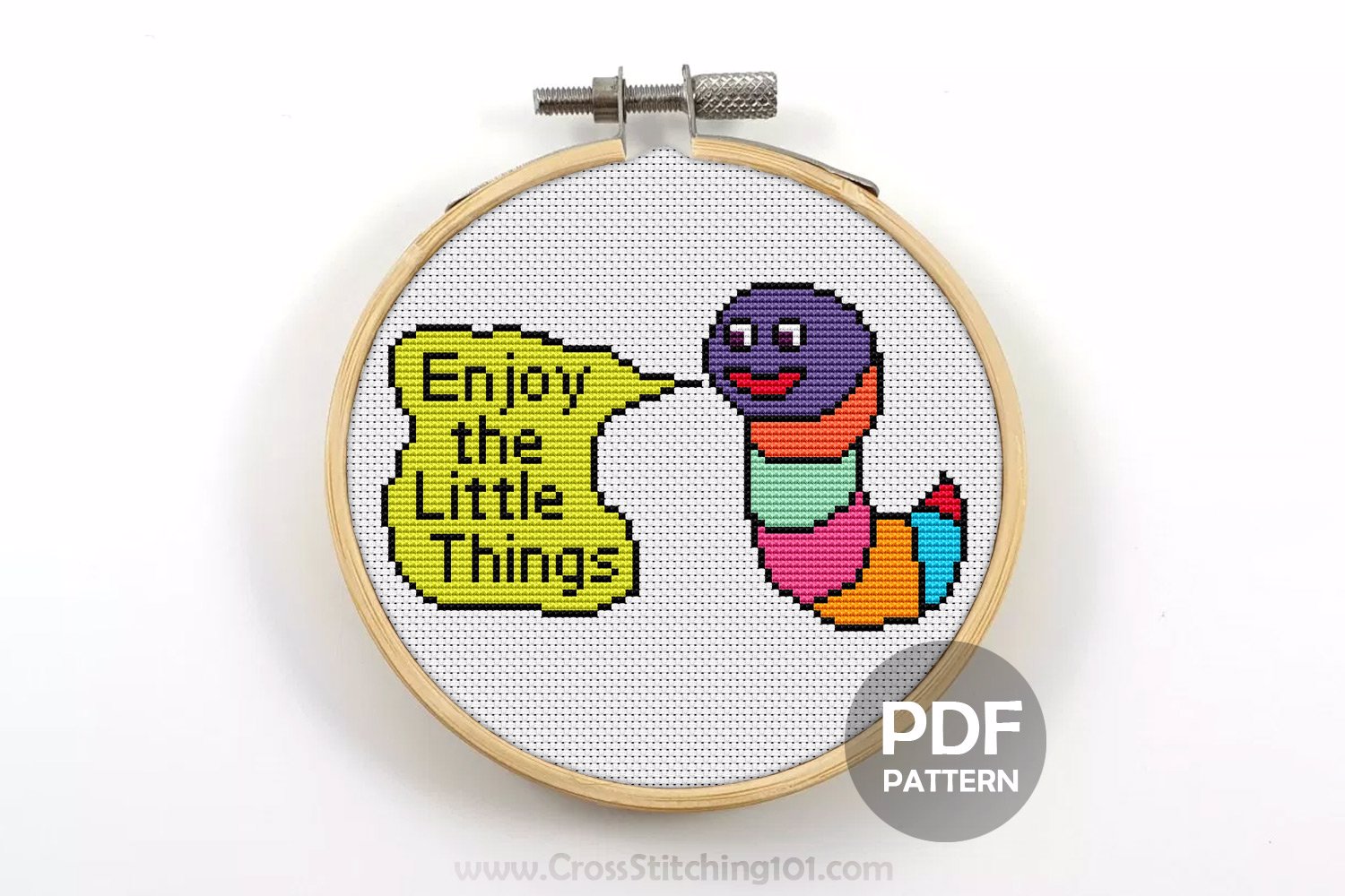 Enjoy The Little Things Cross Stitch PDF