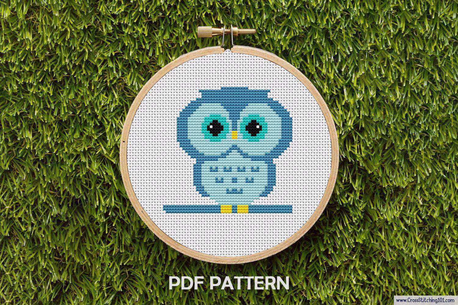 Owl Cross Stitch PDF