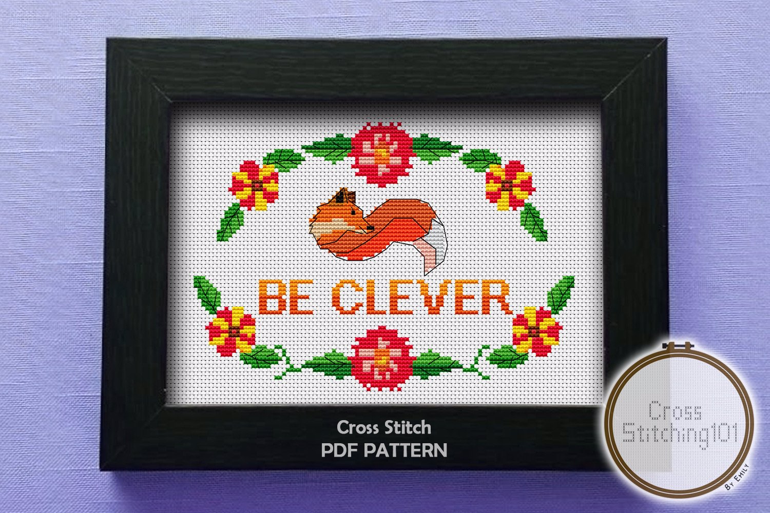 Be Clever Cross Stitch Chart